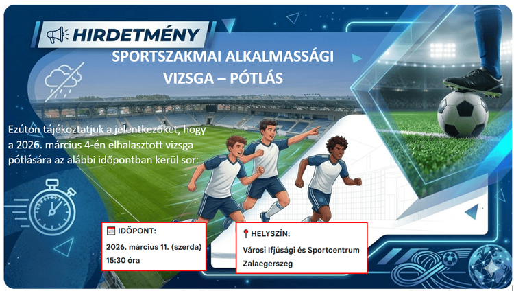 Sportági alkalmassági vizsga
